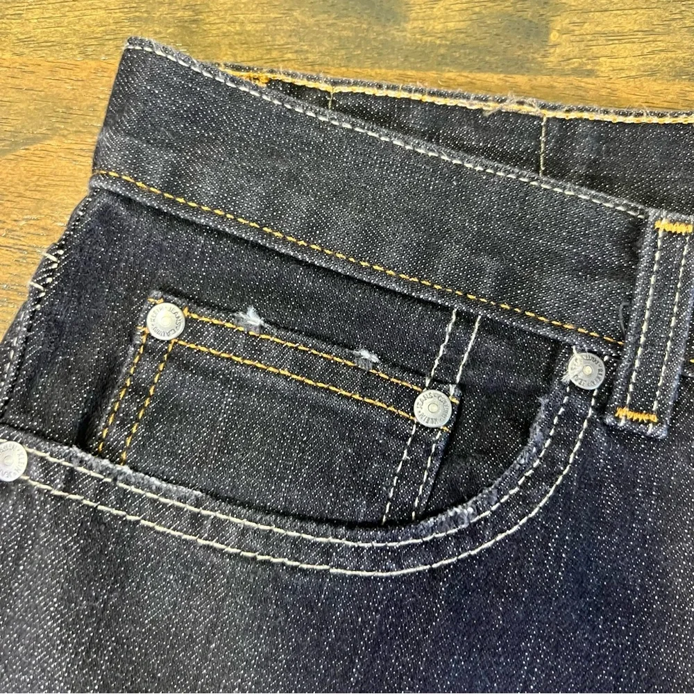 Calvin Klein womens bootcut stretch plus size dark denim jeans - Picture 5 of 13